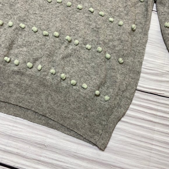 J. Crew Factory Grey Mint Charley Sweater Pullover - Picture 5 of 14